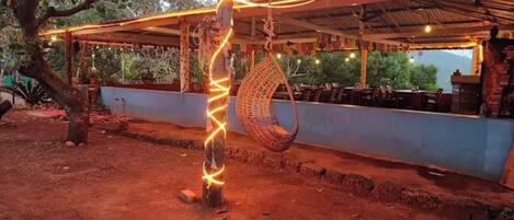 Façana frontal de l'allotjament