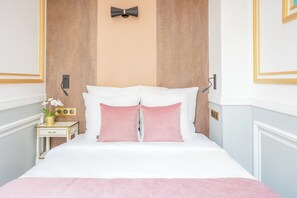 Literie hypoallergénique, surmatelas, coffres-forts dans les chambres