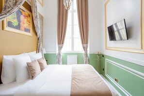 Huoneisto, kaupunkinäköala | Allergiatestatut vuodevaatteet, pillowtop-patjalliset sängyt