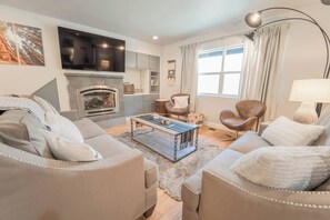 Ferienhaus, 4 Schlafzimmer, Raucher | Wohnzimmer