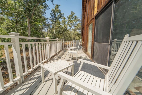 Ferienhütte, 2 Schlafzimmer, Raucher | Terrasse/Patio