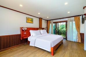 Chambre Double Deluxe, balcon, vue montagne | Wi-Fi gratuit, accès pour personnes à mobilité réduite