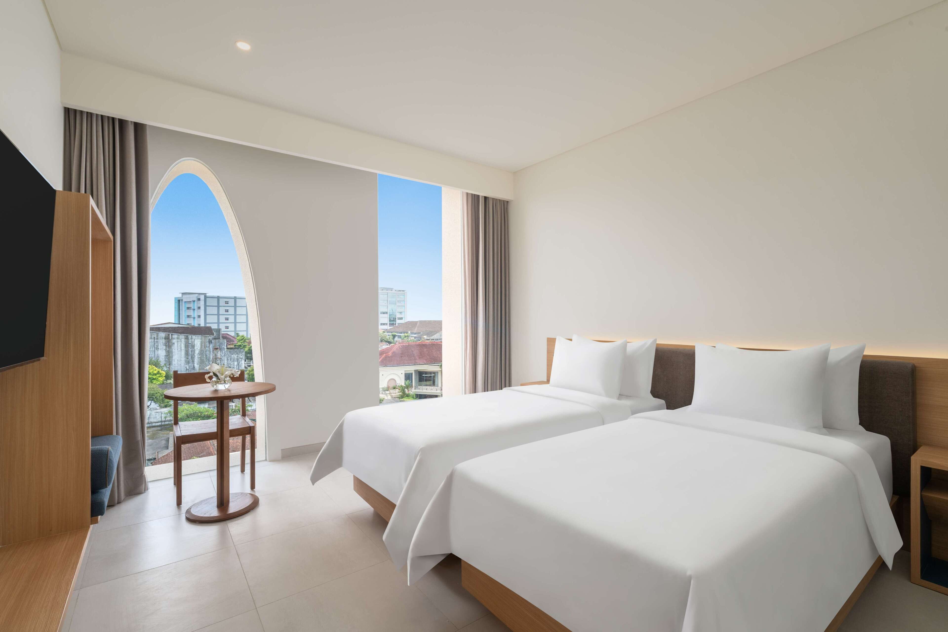 Deluxe Twin kamer | Lakens van Egyptisch katoen, luxe beddengoed, een kluis op de kamer