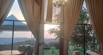 Cozy cabin on the edge of the mountain