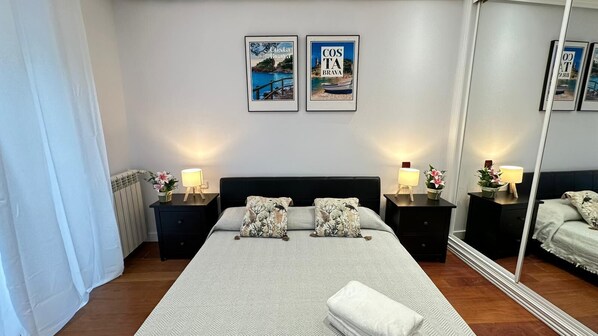 Chambre Double, salle de bains commune