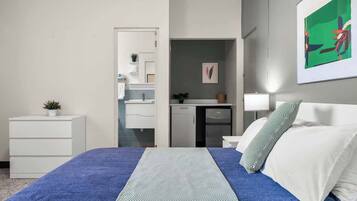 1 bedroom, iron/ironing board, travel crib, free WiFi