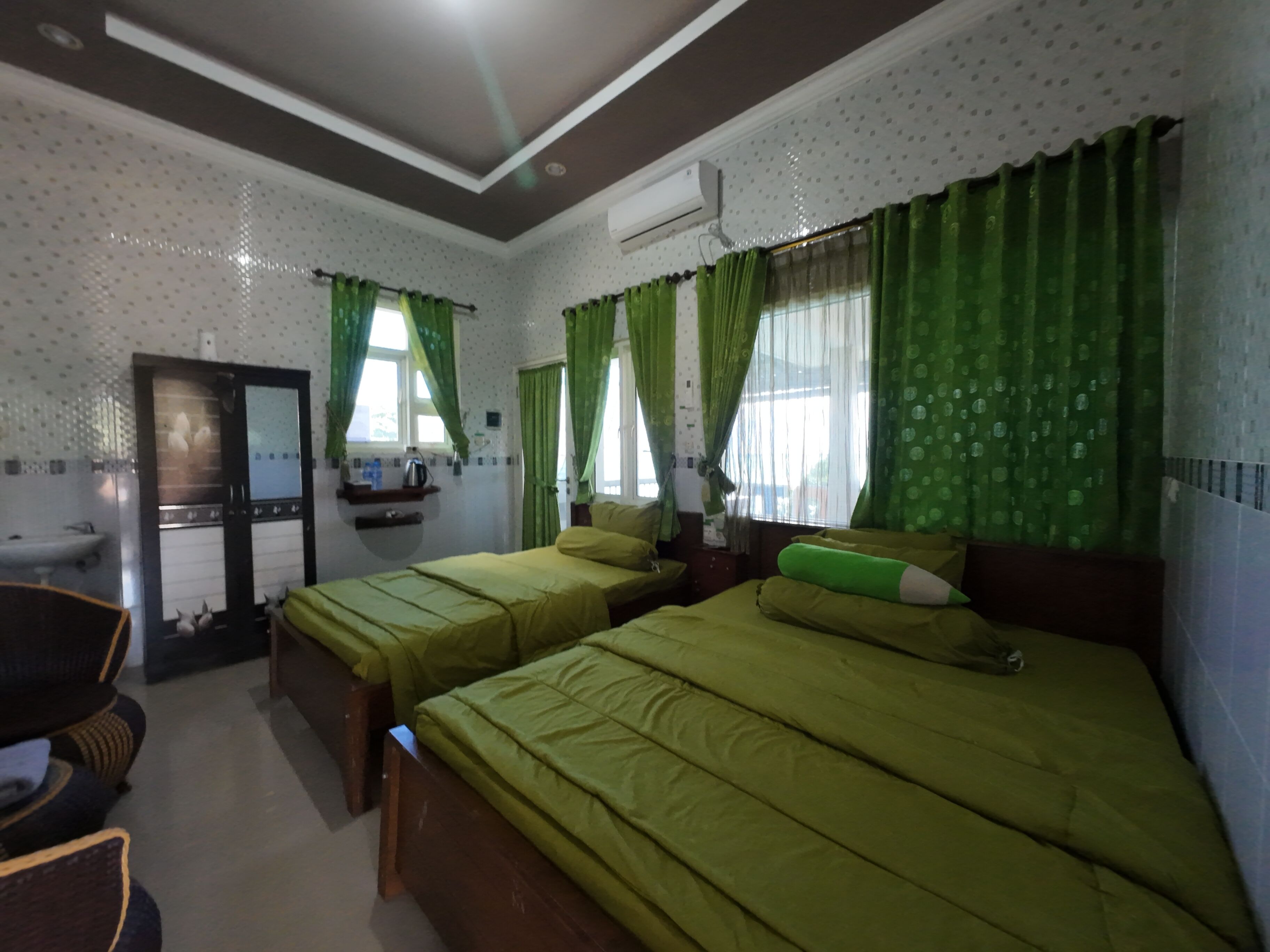 Deluxe Double or Twin Room, Balcony, Garden View