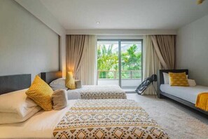 3 bedrooms, iron/ironing board, bed sheets - Elegant Beachfront 3BR Condo at Pearl of Naithon (Sa Khu)