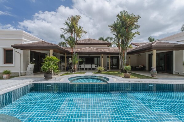 Standard Villa (3 Bedrooms) | Floor plan - Luxury 3BR Villa 5 Private Pool, Gym & Jacuzzi (Choeng Thale)