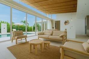 Deluxe-huvila (3 Bedrooms) | Oleskelualue