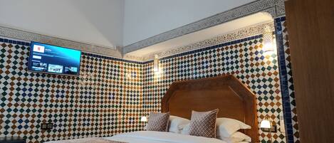 Classic Quadruple Room, Courtyard View | In-room safe, blackout curtains, free WiFi