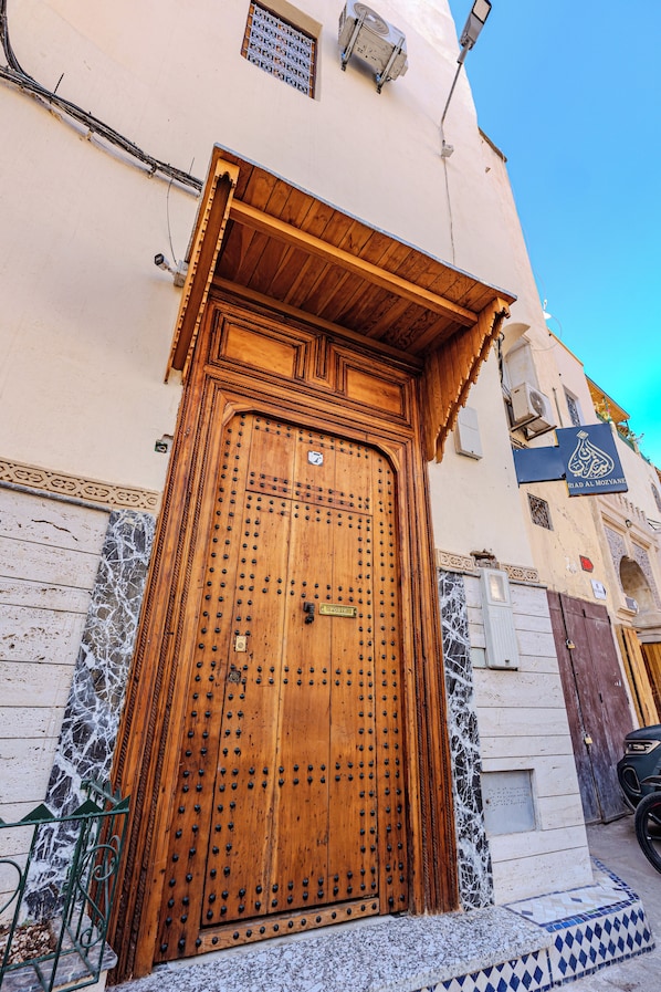 Voorkant van accommodatie