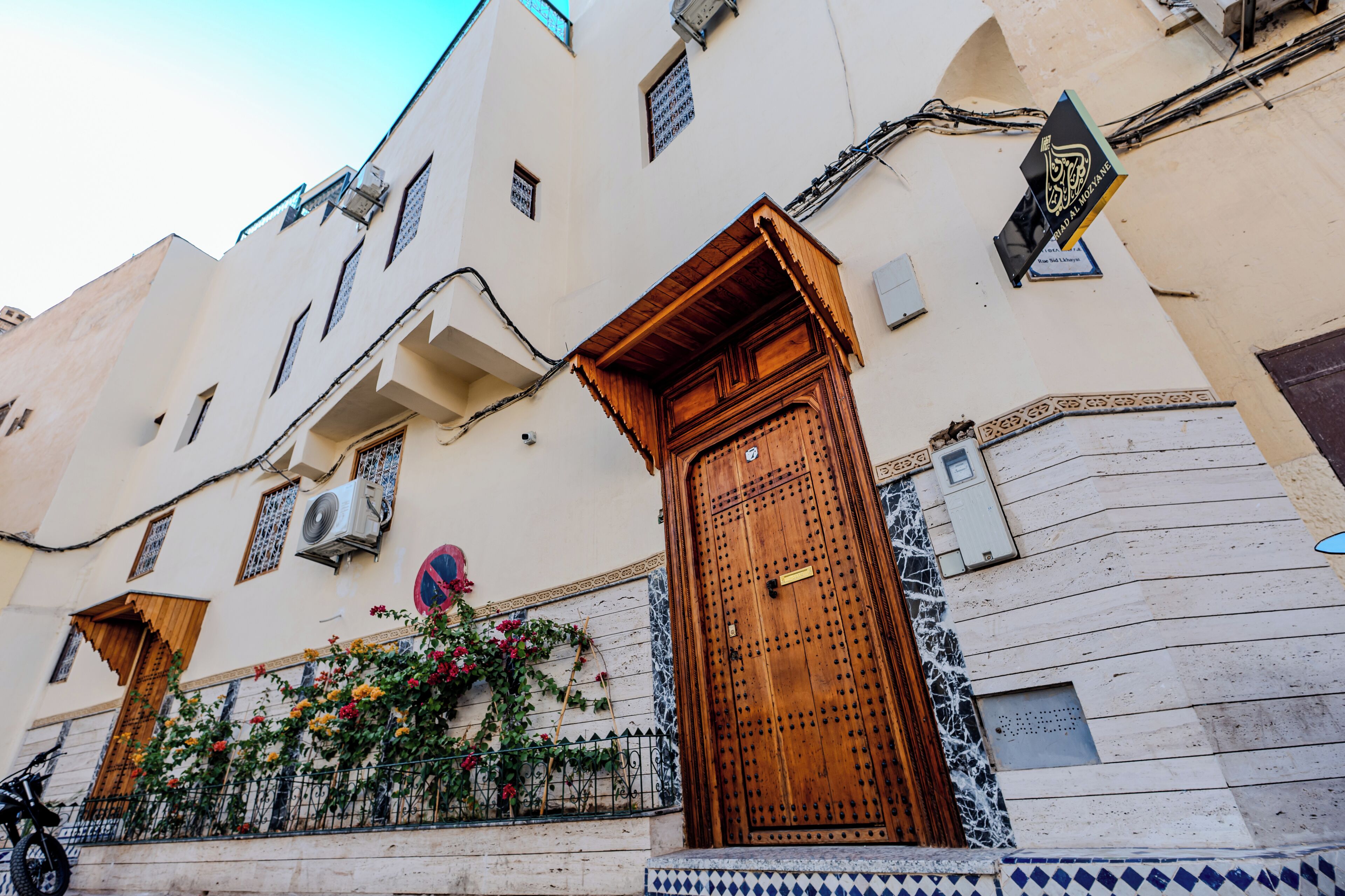 Majoituspaikan julkisivu