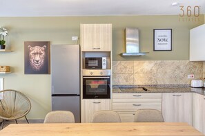 Apartment, Multiple Beds (PTA049) | Private kitchen | Toaster, freezer, dining tables - Pietà City Stay – Stylish Apartments Near Valletta & Waterfront (Pieta)