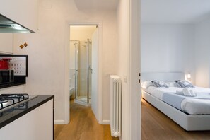 2 slaapkamers, een strijkplank/strijkijzer, wifi, beddengoed