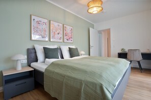 Familjelägenhet - flera sängar - balkong | Gratis wi-fi