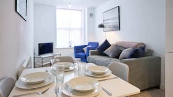 Classic Apartment, 2 Bedrooms, Non Smoking | Living area | Flat-screen TV