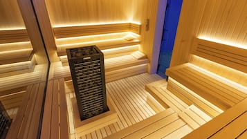 Sauna, poreallas, höyrysauna, syväkudoshierontaa, urheiluhierontaa