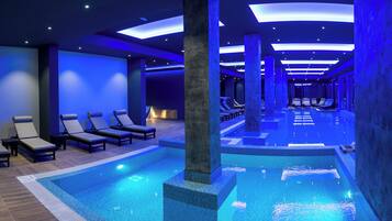 Indoor pool, outdoor pool