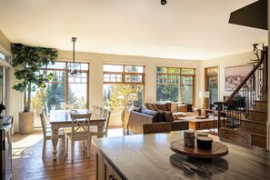 テレビ、暖炉、書斎 / ワークスペース