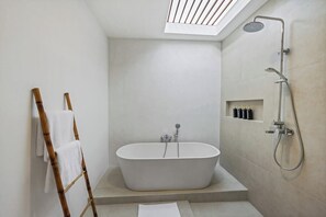 Regadera y secadora de cabello 