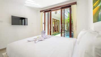 Iron/ironing board, WiFi, bed sheets