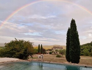 Outdoor pool - Old farmhouse with pool, only 45 minutes from Rome and 15 minutes from the sea (Tolfa)