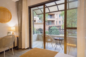 Habitació, 1 dormitori, accessible, fumadors | Balcó