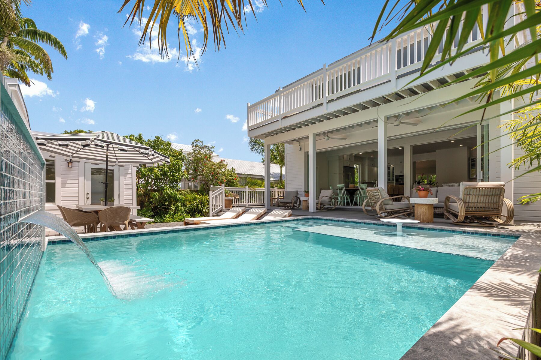 Et oppvarmet basseng