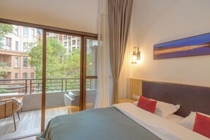 Quarto, 1 quarto, acessível, para fumantes | Sacada