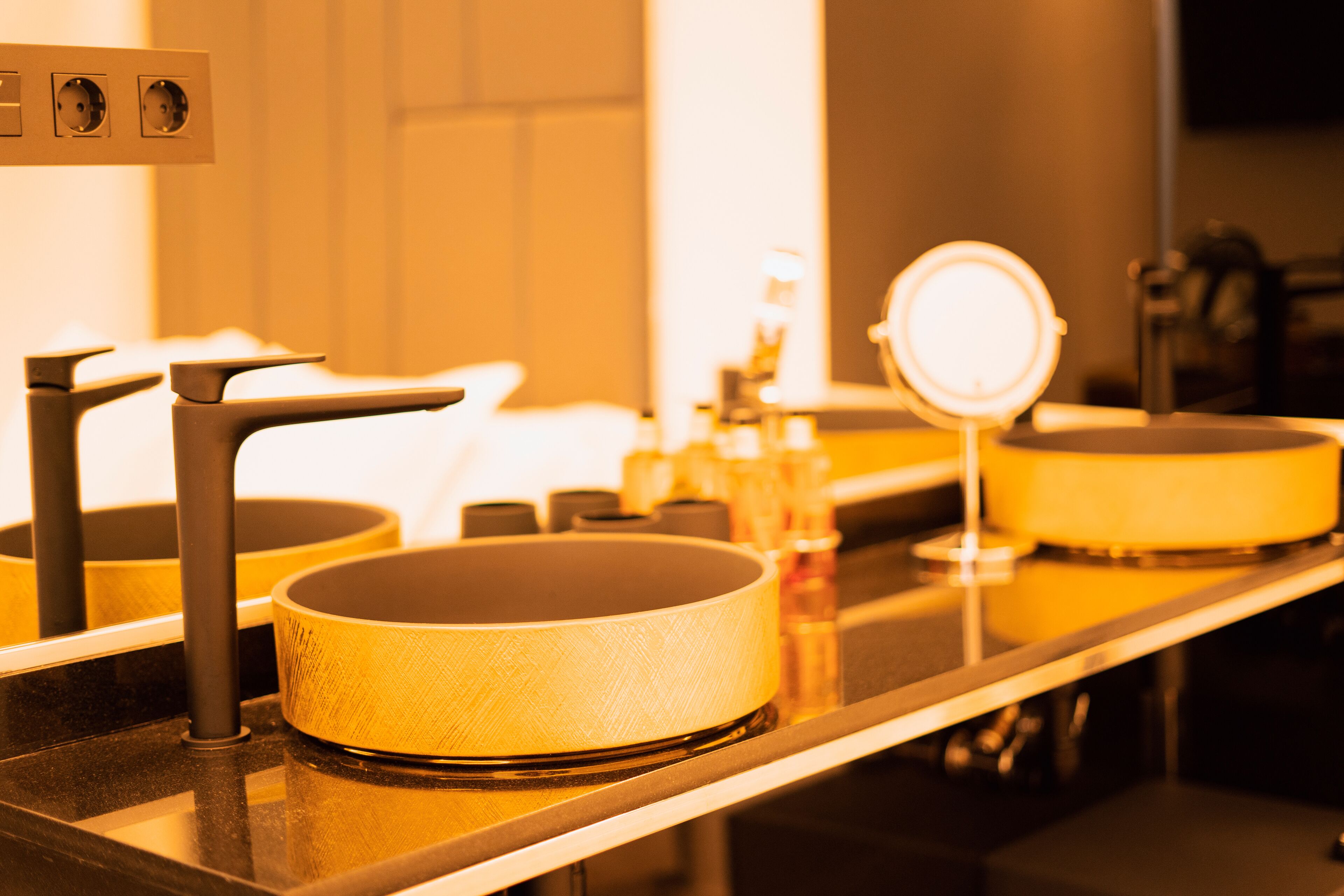 Suite, patio, vue vallée | Salle de bain