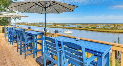 Steps to Gulf: Bayside Dauphin Island Home w/ Dock