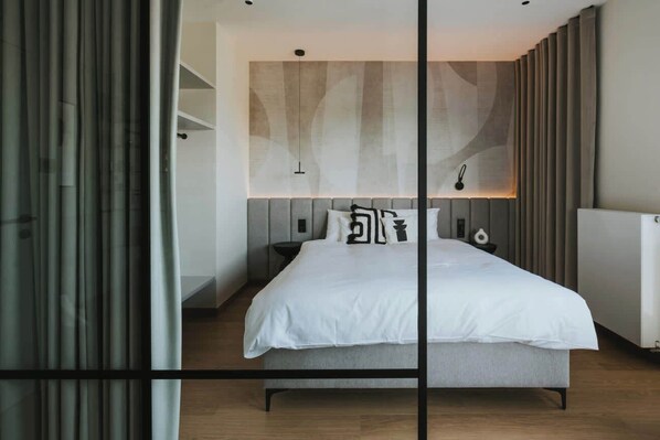 1 makuuhuone, silitysrauta/-lauta, vauvan matkasänky, Wi-Fi