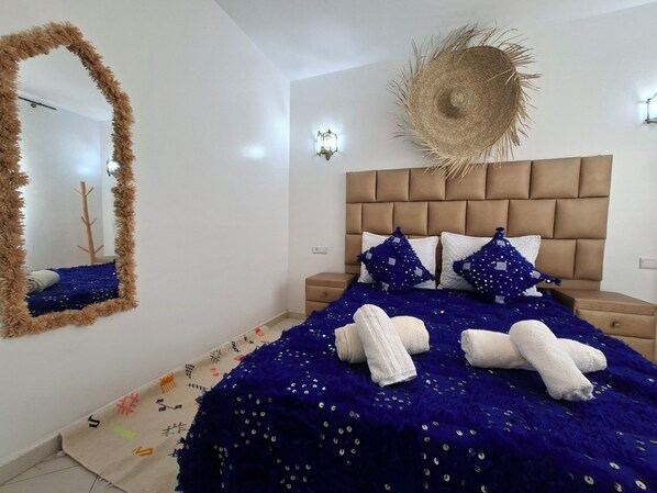 2 bedrooms, free WiFi, bed sheets - Dar Breeze terasse (Morocco)