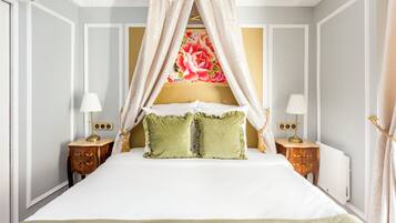 Apartment, City View | Hypo-allergenic bedding, pillow-top beds, in-room safe