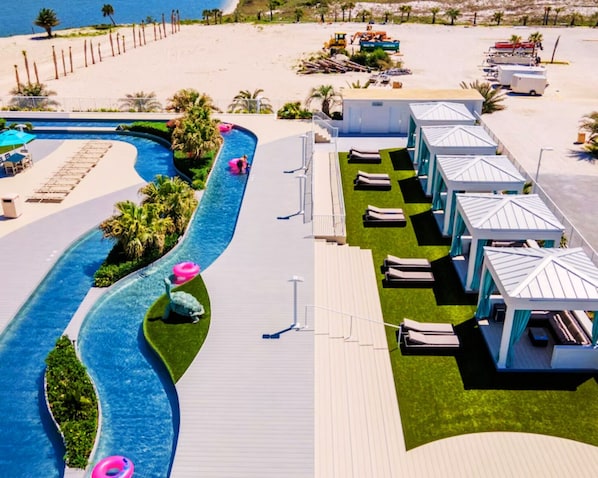 Indoor pool, outdoor pool