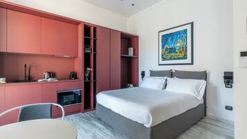 Apartemen Klasik, 1 Tempat Tidur Queen dengan tempat tidur Sofa, balkon | Wi-Fi gratis