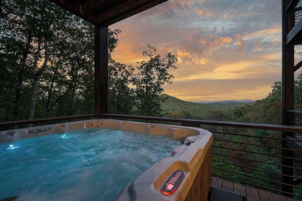 Bain à remous extérieur