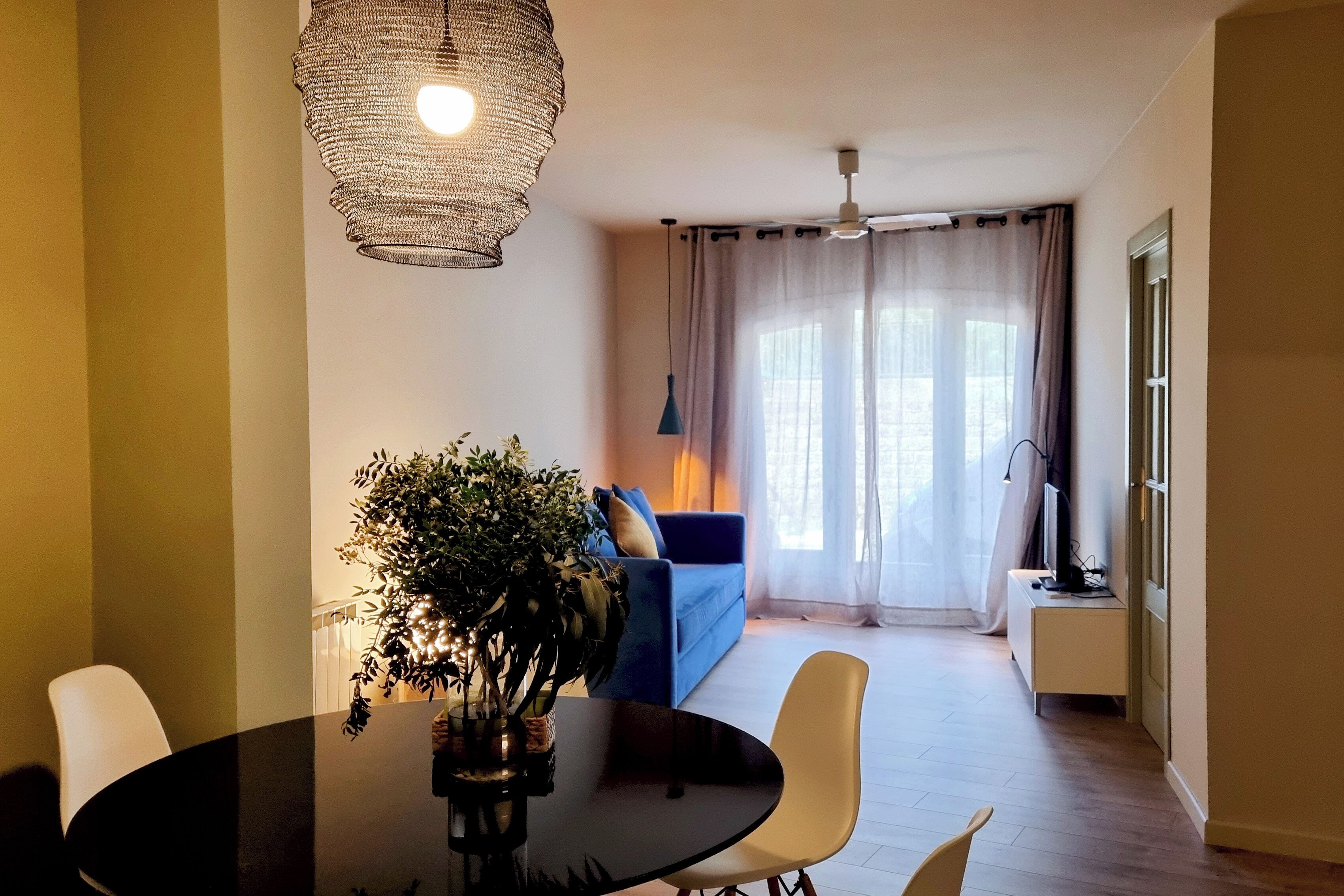 Appartement Familial, vue ville | Coin séjour | Télévision à écran plat