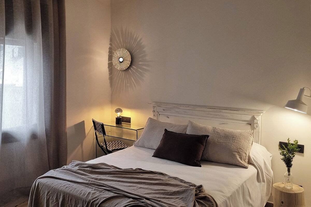 Habitación doble | Escritorio, wifi gratis y acceso para silla de ruedas