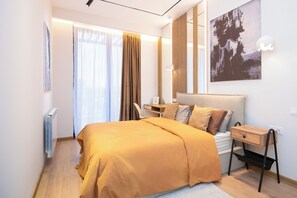 1 makuuhuone, silitysrauta/-lauta, Wi-Fi, vuodevaatteet