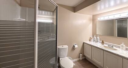 Spacious 2BR Basement Apt – 5 Mins to Beach