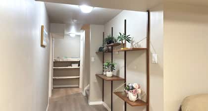 Spacious 2BR Basement Apt – 5 Mins to Beach