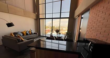 Penthouse with stunning views of the city of Puebla.