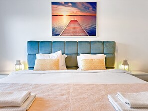 2 Schlafzimmer, Zimmersafe, Bügeleisen/Bügelbrett, Reisekinderbett