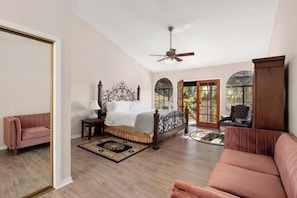8 bedrooms, desk, iron/ironing board, travel cot