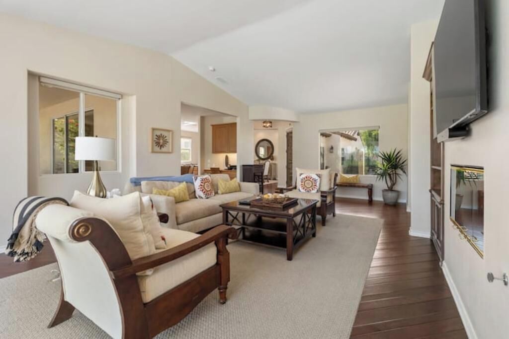 TV connectée, cheminée