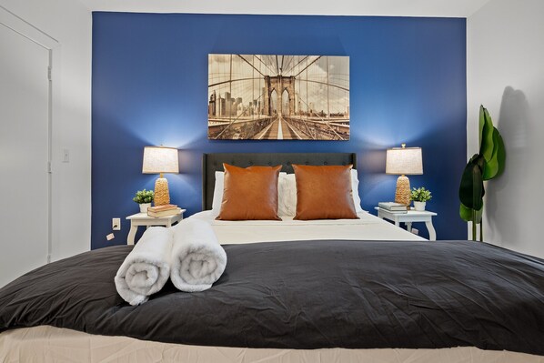 2 bedrooms, iron/ironing board, free WiFi, bed sheets