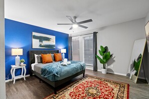 2 bedrooms, iron/ironing board, free WiFi, bed sheets