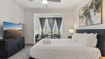 2 bedrooms, iron/ironing board, free WiFi, bed sheets